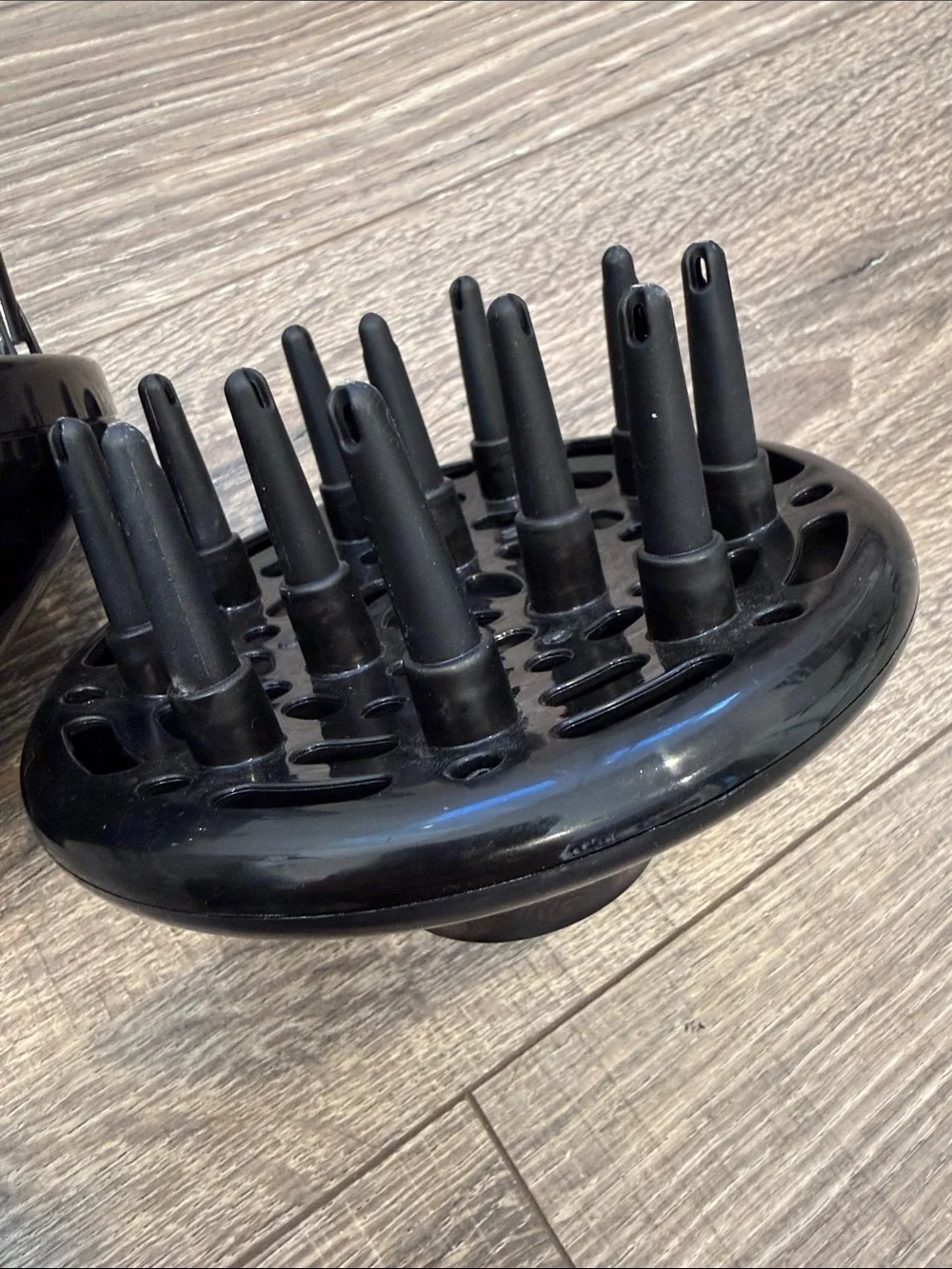Black Hair Diffuser Attachment for Hair Dryers (2)